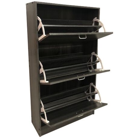 Παπουτσοθήκη με Τρείς Πόρτες 63x24x115cm Γκρι Οξιά VELCO Pro Systems 63-35266-30