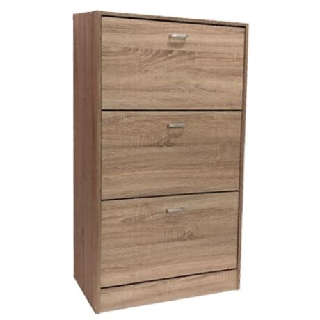 Παπουτσοθήκη με Τρείς Πόρτες 63x24x115cm Σφένδαμος VELCO Pro Systems 63-35266-29