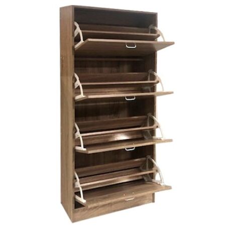 Παπουτσοθήκη με Τέσσερις Πόρτες και Αεριζόμενη Πλάτη 63x24x150cm Σφένδαμος VELCO Pro Systems 63-35280-29