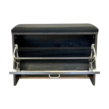 Παπουτσοθήκη Σκαμπό 60x24x41cm Γκρι Οξιά VELCO Pro Systems 63-38649-30