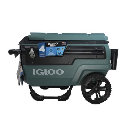 Ψυγείο Φορητό Ισοθερμικό με Ρόδες TRAILMATE JOURNEY 70Qt/66Lt Πράσινο IGLOO 41603