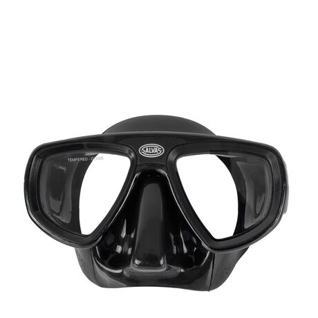 Μάσκα Θαλάσσης Salvas Heritage Black Silicone band 52214