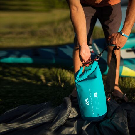 Σάκος Στεγανός Με Ιμάντα Ώμου Dry Bag 10L Τυρκουάζ AQUA MARINA 28331