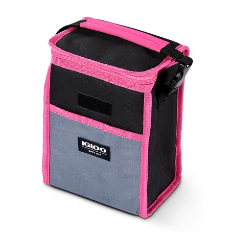 Τσάντα Ψυγείο Χειρός Lunch Sack Μαύρο/Γκρι/Ροζ IGLOO 41328