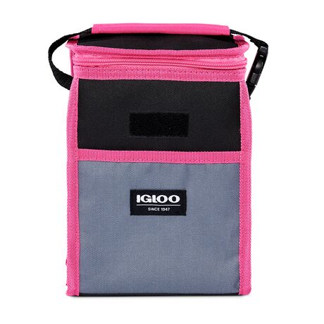 Τσάντα Ψυγείο Χειρός Lunch Sack Μαύρο/Γκρι/Ροζ IGLOO 41328