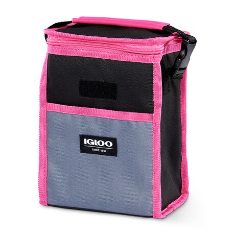 Τσάντα Ψυγείο Χειρός Lunch Sack Μαύρο/Γκρι/Ροζ IGLOO 41328