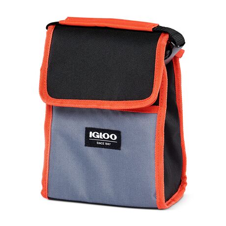 Τσάντα Ψυγείο Χειρός Lunch Sack Μαύρο/Γκρι/Κόκκινο IGLOO 41328