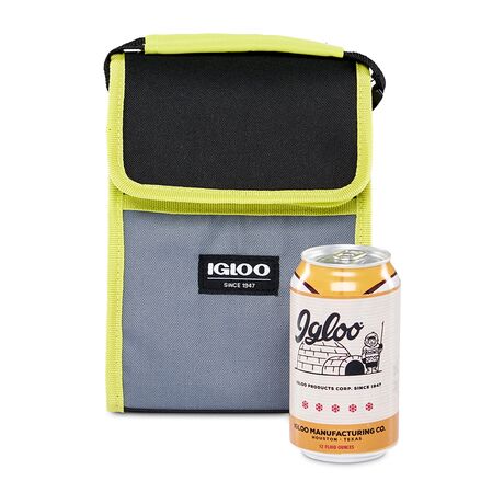 Τσάντα Ψυγείο Χειρός Lunch Sack Μαύρο/Γκρι/Κίτρινο IGLOO 41328