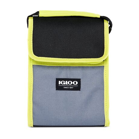Τσάντα Ψυγείο Χειρός Lunch Sack Μαύρο/Γκρι/Κίτρινο IGLOO 41328
