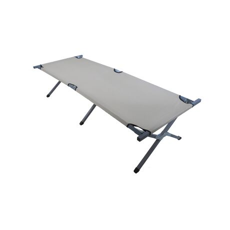 Κρεβάτι Ράντζο Πτισσόμενο 190x63x41cm Μεταλλικό Μπεζ 19305