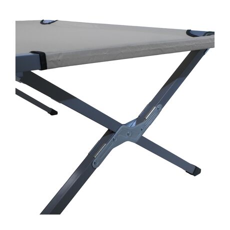 Κρεβάτι Ράντζο Πτισσόμενο 190x63x41cm Μεταλλικό Μπεζ 19305