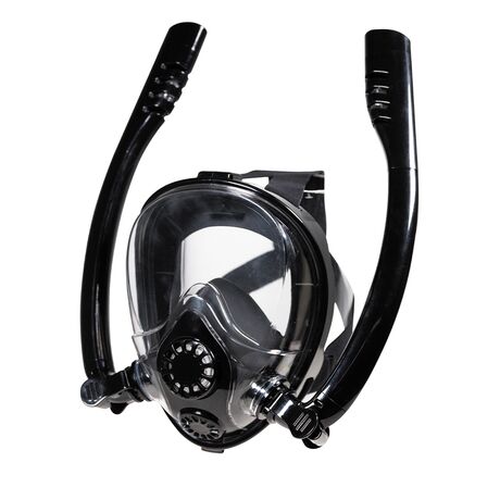 ΜΑΣΚΑ FULLFACE DUAL ΜΠΛΕ/ΑΣΠΡΟ S/M  61052