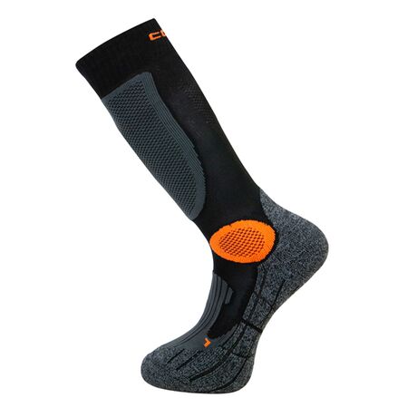 COM.TREKKING SOCKS MTB2 ΜΑΥΡΟ-ΠΟΡΤΟΚΑΛΙ L 43-46  80038