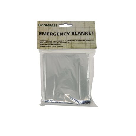 Θερμική Κουβέρτα Επιβίωσης 132x213cm COMPASS 21351 Θερμική Κουβέρτα Επιβίωσης 132x213cm COMPASS 21351