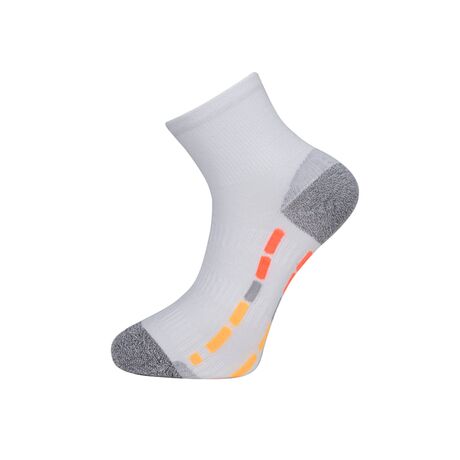 COM.RUNNING SOCKS RUN3 WHITE-ORANGE M 39-42  80009