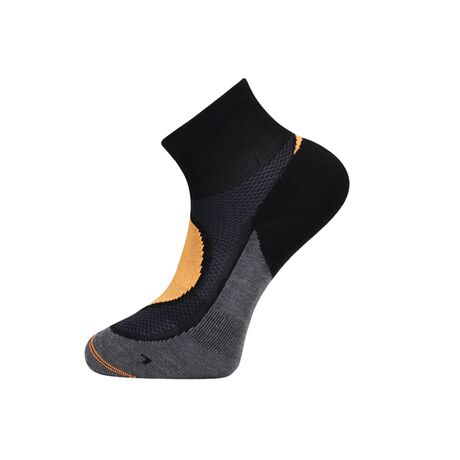 Κάλτσες Αθλητικές Μαύρο - Πορτοκαλί Running Socks RUN4 Comodo 80030