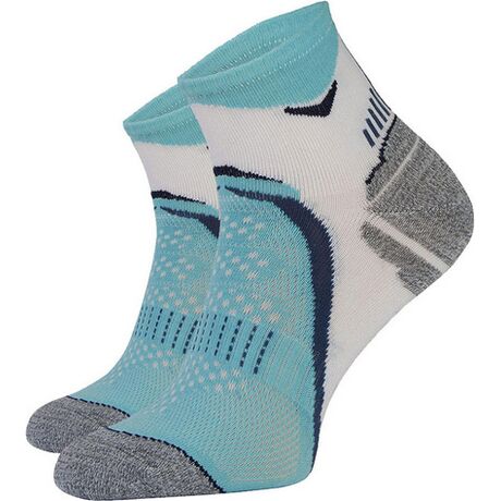Κάλτσες Αθλητικές Running Socks RUN2 Λεύκο - Γαλάζιο Comodo 80008