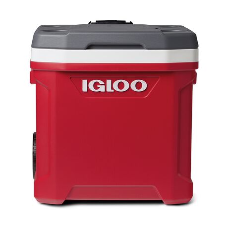 Ψυγείο Φορητό Ισοθερμικό Με Ρόδες LATITUDE ROLLER 60Qt/57Lt Κόκκινο IGLOO 41654