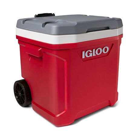 Ψυγείο Φορητό Ισοθερμικό Με Ρόδες LATITUDE ROLLER 60Qt/57Lt Κόκκινο IGLOO 41654