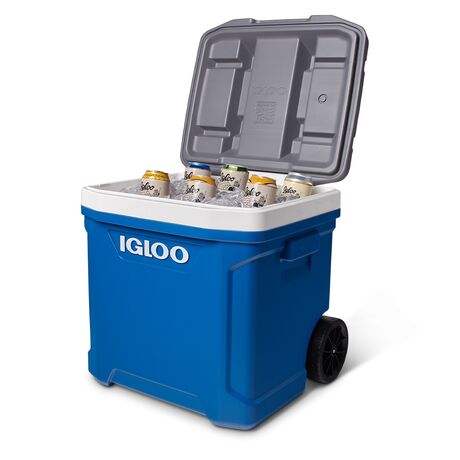 Ψυγείο Φορητό Ισοθερμικό Με Ρόδες LATITUDE ROLLER 60Qt/57Lt Μπλε IGLOO 41654