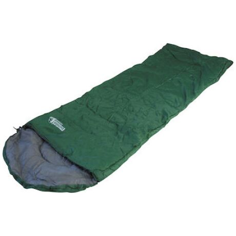 Υπνόσακος 185+30x76cm 250gr Ranger Hood 250 Πράσινο PANDA 12329