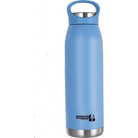 Υδροδοχείο Ανοξείδωτο 650ml Γαλάζιο PANDA 24313