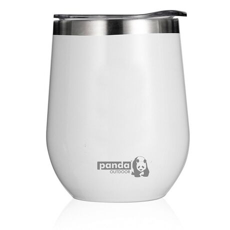 Κύπελλο Ανοξείδωτο Με Μόνωση Κενού Αέρος 320ml Άσπρο PANDA 24314