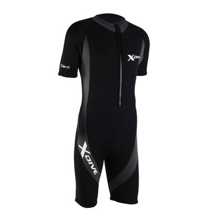 Στολή Κολύμβησης Ανδρική Monoshorts 3mm Coral Μαύρη XDive 64201
