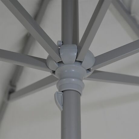 Ομπρέλα Παραλίας 2m 6 Ατσάλινες Ακτίνες UPF 50+ LAGOON Beige SUMMER CLUB 18348