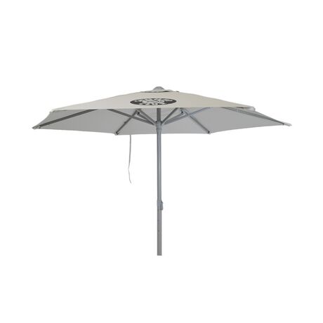 Ομπρέλα Παραλίας 2m 6 Ατσάλινες Ακτίνες UPF 50+ LAGOON Beige SUMMER CLUB 18348