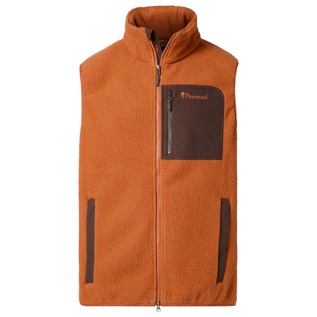 5266 Ανδρικο Ζεστο Αθορυβο Γιλεκο Pile Fleece Pinewood