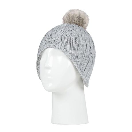 Σκούφος Παιδικός Cosy Ear Hat Με Θερμική Επένδυση Για Παιδία 3-6 Ετών Cloud Grey Heat Holders 80082