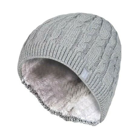 Σκούφος Γυναικείος Με Θερμική Επένδυση Heat Weaver Hat Light Grey Twist Heat Holders 80113 Σκούφος Γυναικείος Με Θερμική Επένδυση Heat Weaver Hat Light Grey Twist Heat Holders 80113